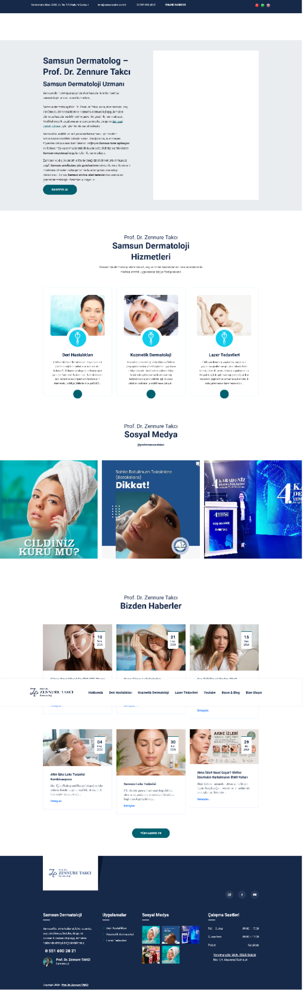 Dermatoloji doktor web sitesi